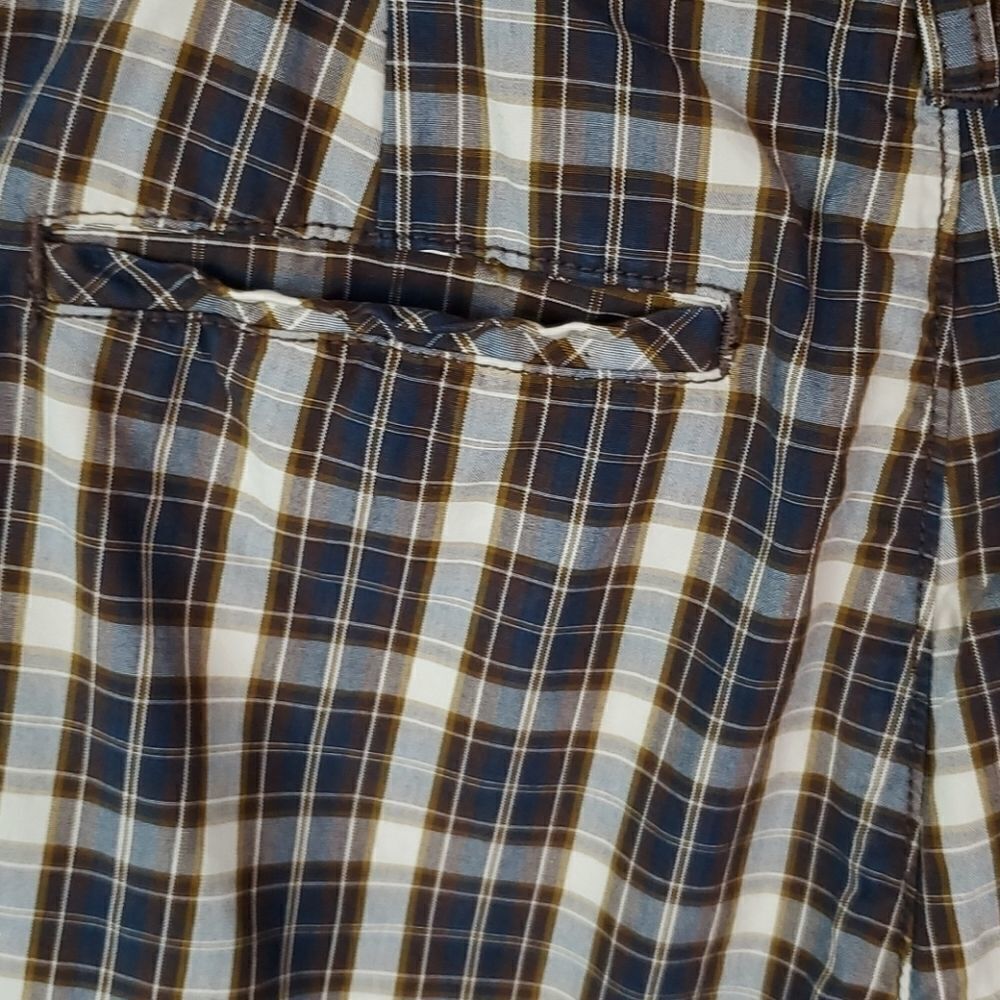 Trevero Shorts Tartan Size 30 Brown - Picture 8 of 15